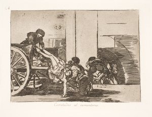 推着小车去墓地 (64) 作者 Francisco de Goya