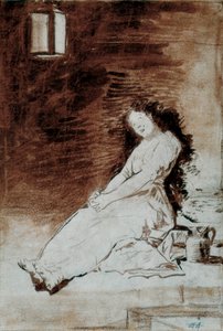 Los Caprichos: "Because She Was Susceptible" 作者 弗朗西斯科·德·戈雅