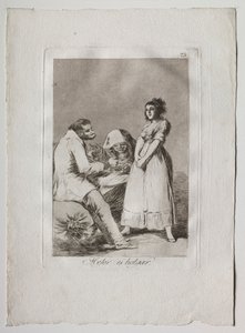 奥亨塔·卡普里科斯（Ochenta Caprichos）：最好是懒惰，1793-1798年。 作者 弗朗西斯科·德·戈雅