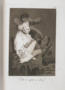 来自Los Caprichos的板块，1797-1798 作者 弗朗西斯科·德·戈雅