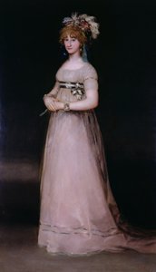 波旁和瓦拉布里加的玛丽亚特丽莎的肖像，钦琼伯爵夫人，c.1801