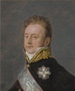 阿洛伊斯·温泽尔·冯·考尼兹·里特贝格亲王的画像1774-1848 作者 弗朗西斯科·德·戈雅
