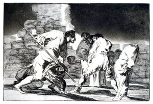 愤怒之谜，1819-1823 作者 弗朗西斯科·德·戈雅