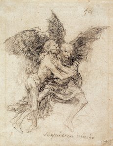 Se quieren mucho (They love each other very much) 作者 弗朗西斯科·德·戈雅