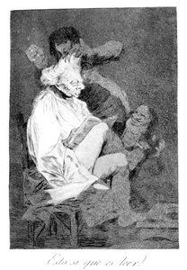 当然可以阅读，1799年 作者 弗朗西斯科·德·戈雅