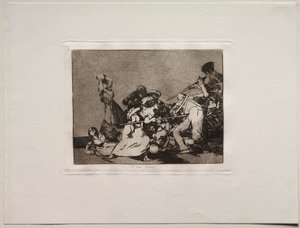 战争的恐怖：它们就像野兽。 作者 弗朗西斯科·德·戈雅