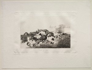 战争的恐怖：甚至更糟，1810年。 作者 弗朗西斯科·德·戈雅