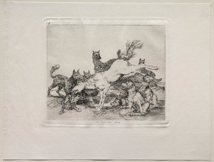 战争的恐怖：他为自己辩护。 作者 弗朗西斯科·德·戈雅