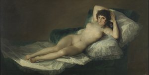 裸体玛雅角c。 1797-1800