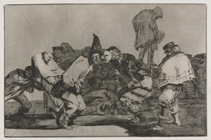 谚语：狂欢节愚人节，1864年。 作者 弗朗西斯科·德·戈雅