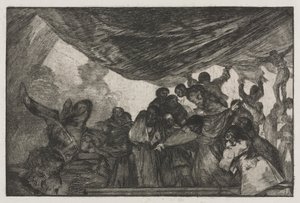 箴言：Clear Folly，1864年。 作者 弗朗西斯科·德·戈雅