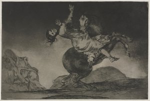 箴言：绑架者，1864年。 作者 弗朗西斯科·德·戈雅