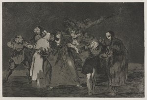 箴言：伤口比草率的言语要快，1864年。 作者 弗朗西斯科·德·戈雅