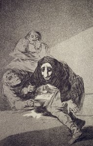 可耻的一个Capricho No 54 作者 弗朗西斯科·德·戈雅