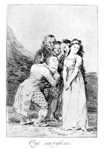 多么牺牲！，1799年 作者 弗朗西斯科·德·戈雅