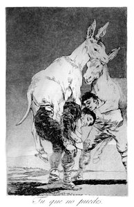 不能的你，1799年 作者 弗朗西斯科·德·戈雅