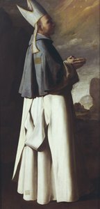格勒诺布尔的圣雨果（Hugues de Chateauneuf）（布面油画） 作者 弗朗西斯科·德祖巴兰