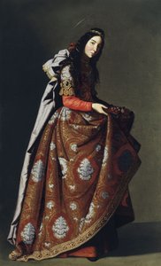 西班牙语：Santa Casilda 圣卡西尔达 作者 弗朗西斯科·德祖巴兰