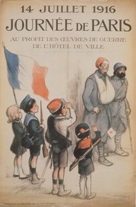 巴黎日。1916年7月14日，1916年