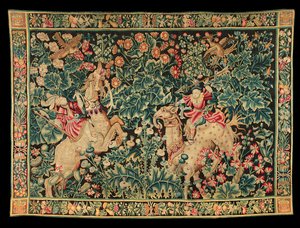 异国情调的挂毯，可能是图尔奈，约1520-50年