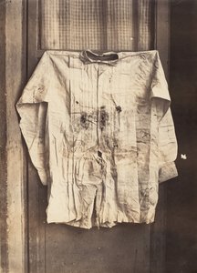 皇帝的衬衫，在他被处决时穿的，1867年。