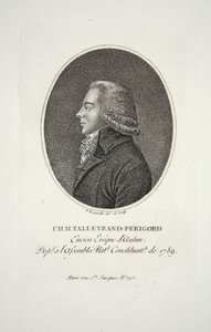 M.Talleyrand-Perigord，Autun的Incense Bishop，pub。 1791年
