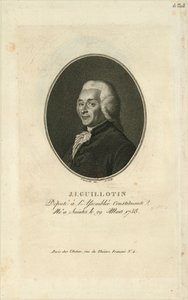约瑟夫-伊尼亚斯-吉约丹的肖像，1738-1814年，1796年。