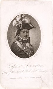 Toussaint Louverture（c.1743-1803）圣多明各法国叛军的酋长，由Holl，pub雕刻。由HD Symonds，1802（蚀刻和雕刻）