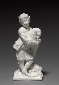 风琴雕像，由Vincennes Factory制造，由Pierre Blondeau建模，1748-1752年 作者 弗朗索瓦·布歇