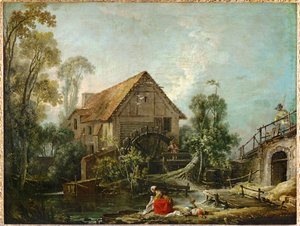 Le moulin - 磨坊... 作者 弗朗索瓦·布歇
