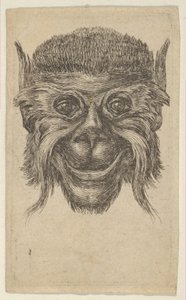 猴子面具，来自Divers Masques，约1635-45。