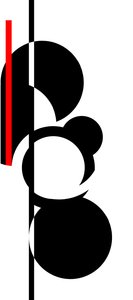 Treble Clef，2016，（丝网印刷） 作者 弗朗索瓦域