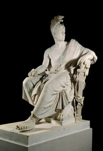 Lazare Louis Hoche (1768-1797) 的肖像，法国大革命将军。 弗朗索瓦·多米尼克·艾梅·米尔霍姆 (1758-1823) 的雕塑 1,90 m 凡尔赛宫，城堡博物馆 作者 弗朗索瓦·多米尼克（Francois Dominique Aime Milhomme）