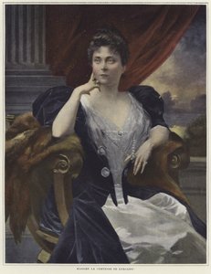 女士Cometesse de Kersaint的肖像