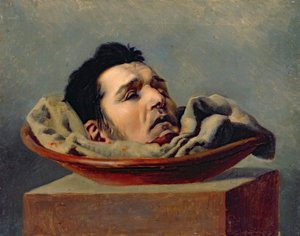 1825年在Puy执行的一个杀戮者的断头台 作者 弗朗索瓦·加布里埃尔·德·贝德利耶夫