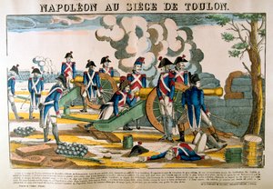 拿破仑在土伦被围困中，1793年，大约1835年