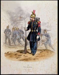 巴黎消防员（消防员）1860年