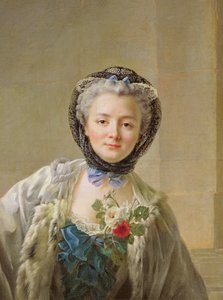Drouais夫人的肖像（c.1732-c.1815）c.1758