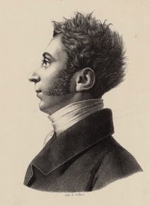弗朗茨-哈维尔-沃尔夫冈-莫扎特的肖像，1791-1844年，1820年代。 作者 弗朗索瓦·勒维拉