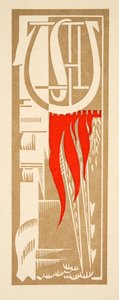从Aeschylus，酒吧束缚的普罗米修斯的图示。 1941年（模版印刷） 作者 弗朗索瓦路易斯史密斯