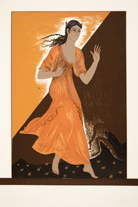 潘多拉，来自普罗米修斯，由Aeschylus主办，酒吧。 1941年（模版印刷） 作者 弗朗索瓦路易斯史密斯