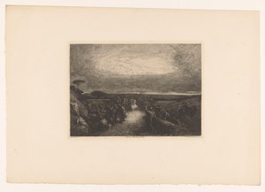 骑手在人群中的风景
Dans les campagnes de Rome（物上标题） 作者 弗朗索瓦·尼古拉斯·奇夫拉特