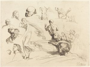 素描表 作者 弗朗索瓦·尼古拉斯·奇夫拉特