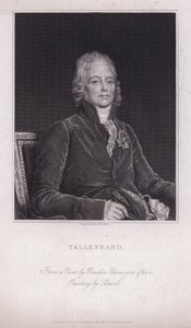 Charles Maurice de Talleyrand-Perigord，法国政治家和外交家（雕刻）