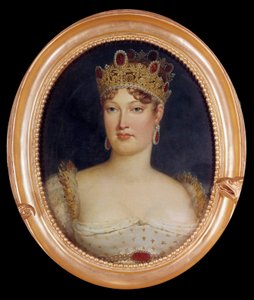 Impress Marie-Louise (Habsburg Lorraine 的 Marie Louise) 的奖章肖像 作者 弗朗索瓦·帕斯卡尔·西蒙·杰拉德男爵
