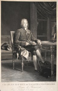 Charles Maurice de Talleyrand-Perigord，贝内文托王子，副大选，酒吧。 1809 作者 弗朗索瓦·帕斯卡·西蒙·杰拉德