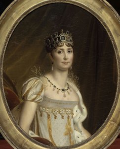 拿破仑·波拿巴的第一任妻子约瑟芬·德·波哈尔奈（Joséphinede Beauharnais），1763-1814年，1801年