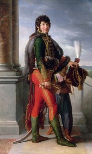 约阿希姆·穆拉特（Joachim Murat）肖像1767-1815 作者 弗朗索瓦·帕斯卡·西蒙·杰拉德