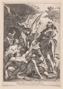圣洛克斯治愈鼠疫患者
Ignibus Hippocrates pestem sedavit Athenis（......）（物品上的标题） 作者 弗朗索瓦·佩里尔