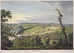 Coalbrookdale的西南展望（手工雕刻）